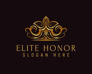 Elite Monarch Tiara logo design