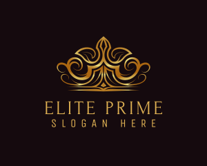 Elite Monarch Tiara logo design