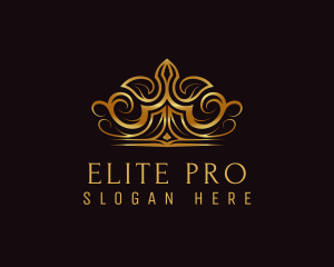 Elite Monarch Tiara logo design