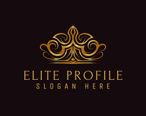 Elite Monarch Tiara logo design