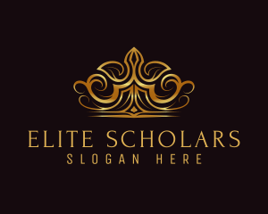 Elite Monarch Tiara logo design