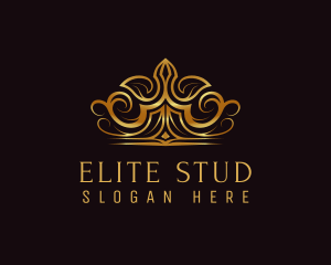 Elite Monarch Tiara logo design