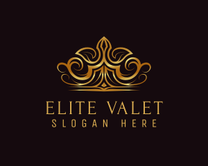 Elite Monarch Tiara logo design