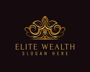 Elite Monarch Tiara logo design