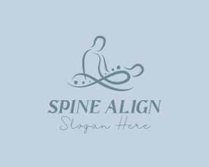 Abstract Chiropractor Body Massage logo design