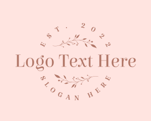 Beauty Wellness Wordmark logo