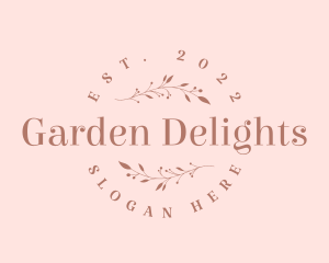 Beauty Wellness Wordmark logo design