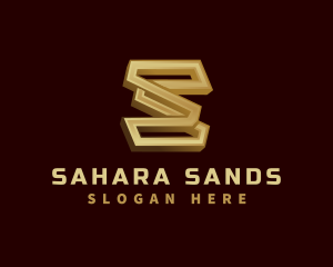 Metal Fabrication Letter S logo design