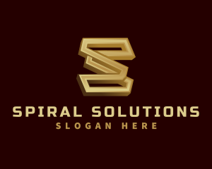 Metal Fabrication Letter S logo design