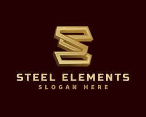 Metal Fabrication Letter S logo