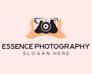 Nature Photographer Hand logo