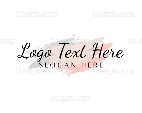 Cosmetics Beauty Wordmark Logo