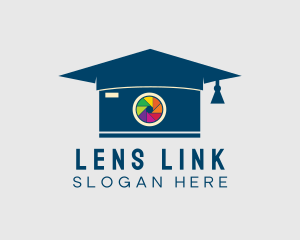 Graduation Photography Lens logo design