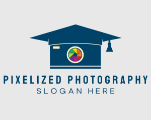 Graduation Photography Lens logo design