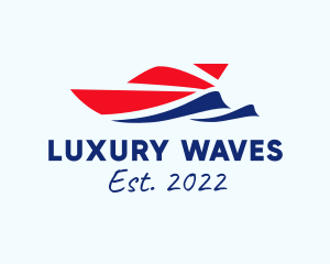 Speedboat Sail Cruiser logo design