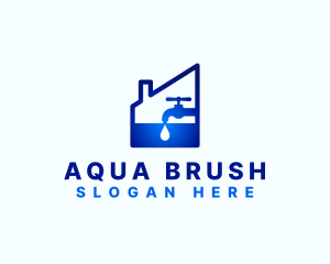 Water Faucet House logo design