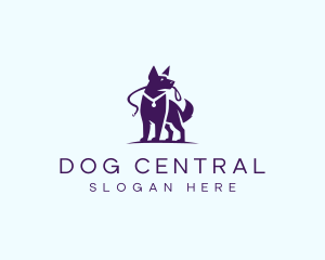 Dog Leash Training logo design