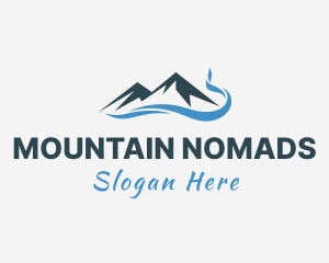 Mountain Wave Travel logo design