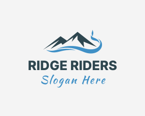 Mountain Wave Travel logo design