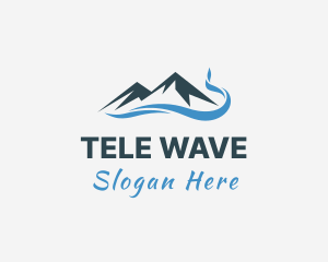 Mountain Wave Travel logo design