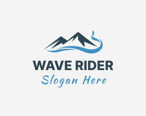 Mountain Wave Travel logo design