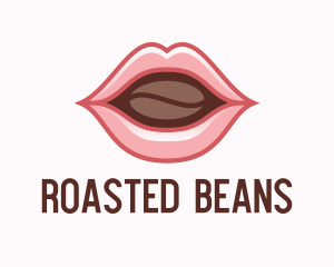 Coffee Bean Lip logo design