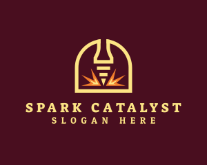 Industrial Laser Machine logo design