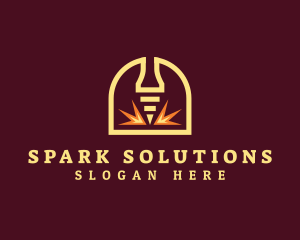 Industrial Laser Machine logo design