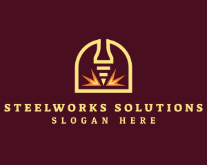 Industrial Laser Machine logo design