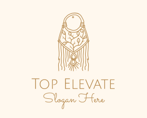 Nature Boho Macrame Dreamcatcher Logo