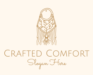 Nature Boho Macrame Dreamcatcher logo design