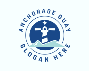 Nautical Lighthouse Tower logo