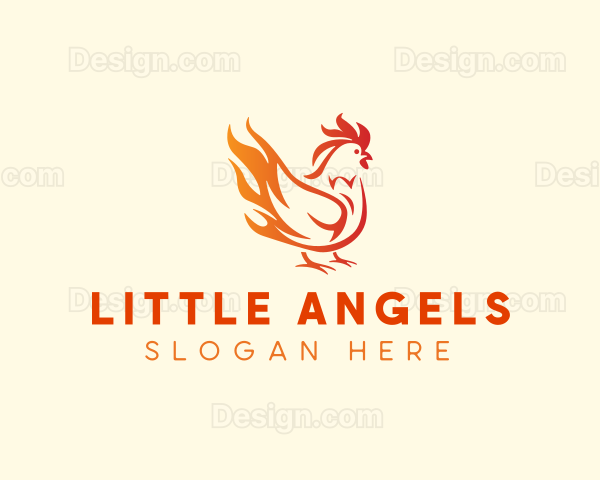 Fire Chicken BBQ Logo