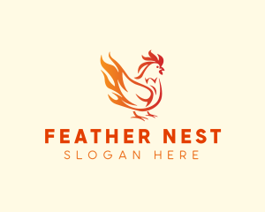 Fire Chicken BBQ logo