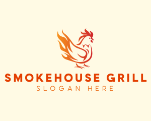 Fire Chicken BBQ logo