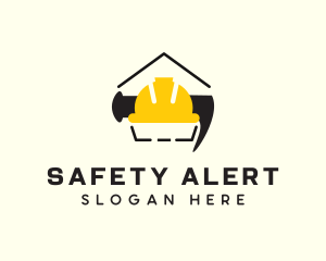 House Safety Helmet  logo design