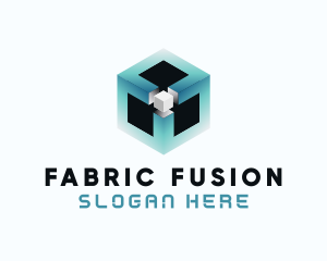 Digital Programming Cube  logo design