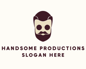 Hipster Sunglasses Man  logo