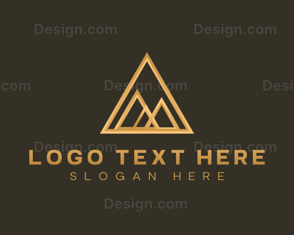 Pyramid Modern Geometric Logo