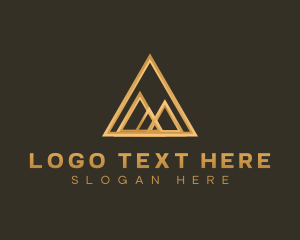 Pyramid Modern Geometric logo