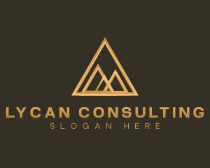 Pyramid Modern Geometric logo design