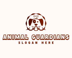 Puppy Veterinarian Shelter logo