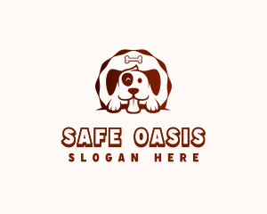 Puppy Veterinarian Shelter logo
