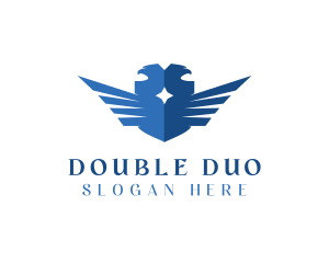 Double Falcon Wing logo design