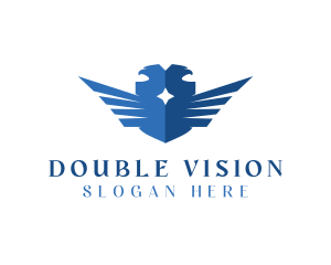 Double Falcon Wing logo design