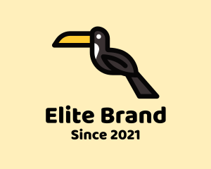 Perched Toucan Bird logo
