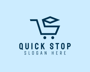 Shopping Cart Grocery logo design