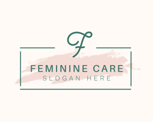 Feminine Beauty Makeup logo design