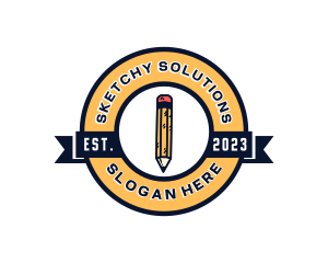 Pencil Sketch Draw logo