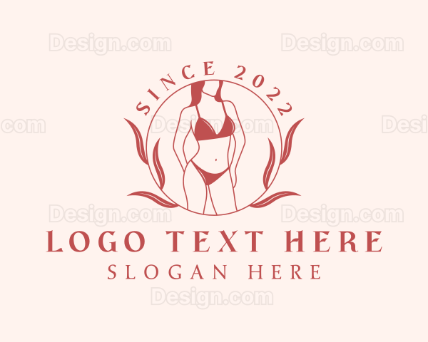 Natural Female Bikini Logo